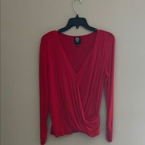 Bobeau Wrap Blouse